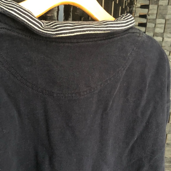 Hugo Boss Quarter Zip Navy Sweatshirt - Men’s Sz M - Picture 8 of 9